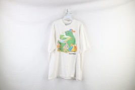Vintage 90s Streetwear Mens 3XL Faded Cayman Islands Beach Sea Turtle T-Shirt - £35.26 GBP