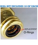 (10) O-RING KITS FOR REGO LPG MALE CONNECTOR 7141M, PROPANE CYLINDERS, F... - £9.06 GBP