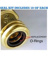 (10) O-RING KITS FOR REGO LPG MALE CONNECTOR 7141M, PROPANE CYLINDERS, F... - $204.28 MXN