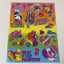 Vintage Lisa Frank Kittens Bears Hearts Valentine&#39;s Day Rainbow Stickers... - $17.99