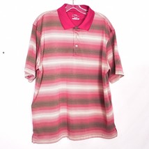 PGA Tour Men&#39;s Striped Polo Shirt Size XL - $21.43