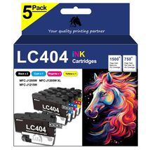 LiTuhorse Compatible LC404 Ink Cartridges for Brother MFC-J1205W J1215W ... - $61.02