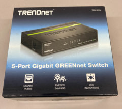 Brand New TRENDnet 5-Port Gigabit GREENnet Switch TEG-S50g - Sealed - $16.95