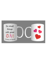 &quot;Do Small Things Great Love&quot; Saint Mother Teresa Calcutta Mug &amp; Magnet G... - £16.01 GBP