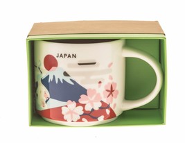 Starbucks You are Here Japan Mt Fuji Sakura Coffee City Mug 14Oz Daruma - £46.00 GBP
