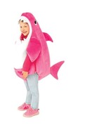 Baby Shark Mommy Halloween Costume Pink Hooded Romper Musical Toddler-12... - £22.73 GBP