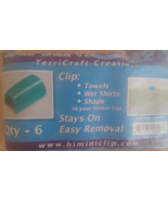 Bimini Clip For Boating Teal Color 1pkg of 6pcs-For Towels/Wet Shirts/Sh... - $47.32 CAD