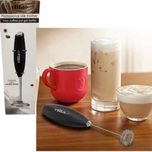 Elite HIGH SPEED MOTOR Drink Hot/cold Milk Frother Black Stainless Steel... - $10.91