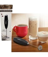 Elite HIGH SPEED MOTOR Drink Hot/cold Milk Frother Black Stainless Steel... - £8.57 GBP
