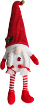 Christmas Dangle Leg Gnome Plush Figurine Gnomes Swedish Tomte Collectible Doll - £11.01 GBP