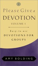 Please Give a Devotion (Ready-To-Go Books) Bolding, Amy - $6.86