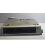 Vintage GE Spacemaker Under-Cabinet AM/FM Kitchen Radio Clock Model 7-4212B - $11.26
