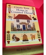 Craft Gift Sew Activity Book Create Your Home Counted Thread Project Ins... - £15.00 GBP