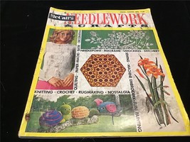 McCall’s Needlework &amp; Crafts Magazine 10x14 Size Spring/Summer 1972 Cover Stains - £10.19 GBP