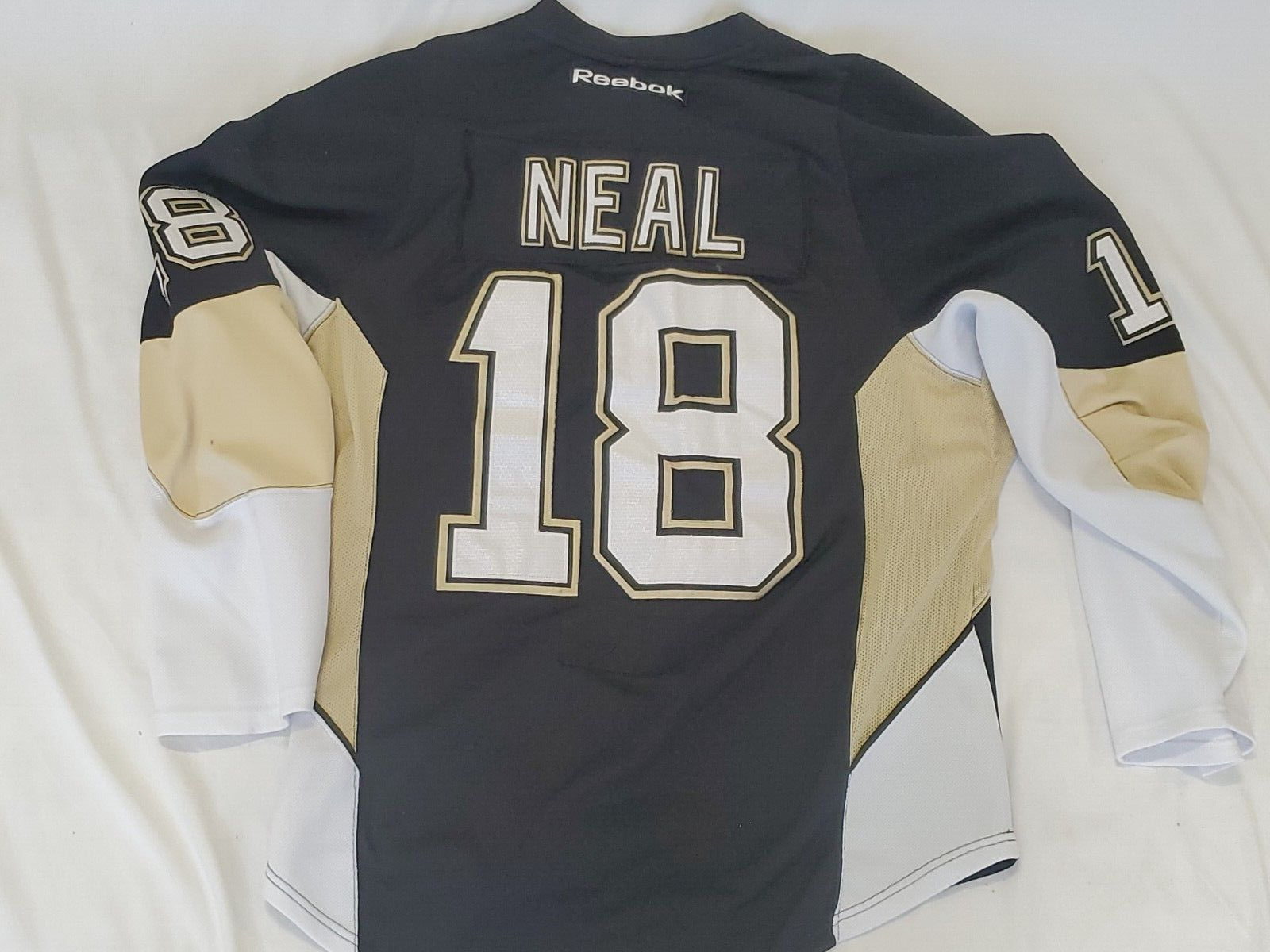 James Neal Pittsburgh Penguins Stitched Jersey w/ Fight Strap Sz 54 - $1,286.99