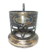 Portavasos vintage soviético ruso coleccionable Melchior Podstakannik Tr... - $26.78