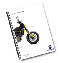 HUSQVARNA 2023 - 701 SUPERMOTO US - OWNERS MANUAL - REPRINTED COMB BOUND - $25.25