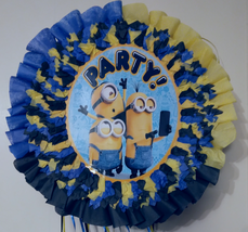Minions Hit or Pull String Pinata (Crushed) - £23.98 GBP
