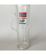 Disney Epcot Norway Akershus Tall Beer Stein Cup Mugs Clear Acrylic - $36.69 CAD