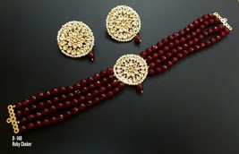 Bridal jewelry Necklace earrings (choker) bridal set online Poojavi8 - £26.52 GBP
