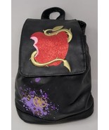 Disney Store Evil Queen Backpack Snow White Villain Poison Apple Faux Le... - £37.93 GBP