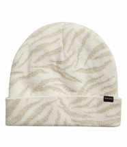 BNWTS ATHLETA BEIGE  ZEBRA Beanie Hat WINTER - £23.26 GBP