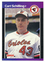 1989 Donruss #635 Curt Schilling Baltimore Orioles Rookie Card - £1.28 GBP
