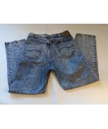 Vintage 1980 Lee Denim Lavaggio Acido Jeans 33 x 30 Union Made Cotone US... - $867.93 MXN