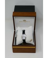 Philip Watch Ladies Woman Rectangular Swiss Made Watch with Diamond Accents - €139,98 EUR
