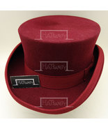 HATsanity Unisex Retro Wool Felt Formal Tuxedo Coachman Hat #1 Black | B... - £39.84 GBP