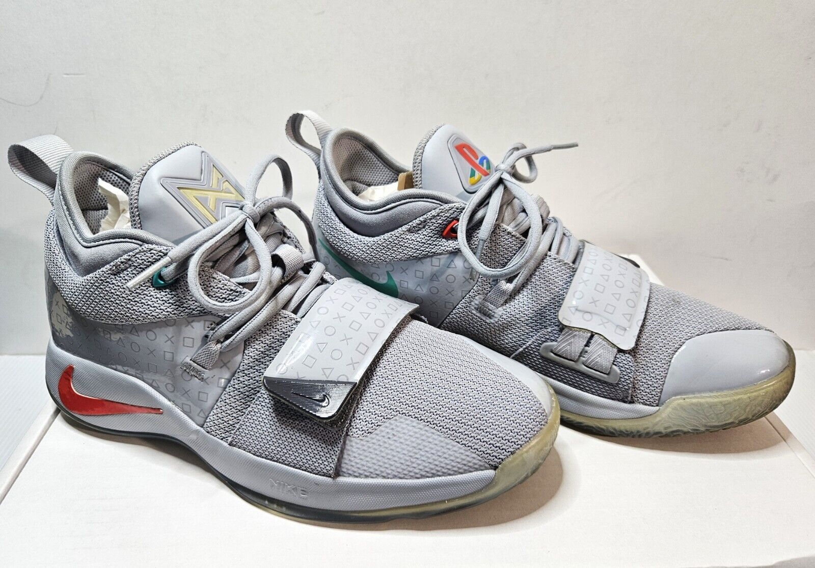 2018 Nike PG 2.5 Playstation Wolf Grey Paul George Youth SZ 7Y BQ9677 001