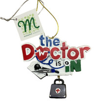 Midwest-CBK The Doctor is In Hanging Christmas Ornament 3.5 inch - £8.09 GBP