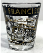 San Francisco - Shot Glass - 2 1/4&quot; Tall - Golden Gate Bridge, Cable Car... - £7.50 GBP