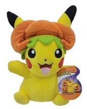 Pokémon Halloween Pumpkin Head Stuffed Halloween Pikachu Plushy - £19.59 GBP