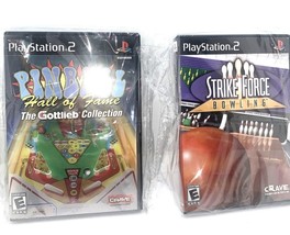 PS2 Video Games Pinball Bowling Hall of Fame Strike Force Bowling  SET OF 2 - £4.27 GBP