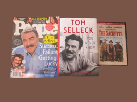 You Never Know: A Memoir by Tom Selleck The Sacketts DVD People Magazine - £27.94 GBP