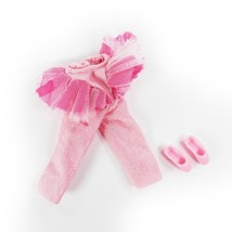 Vintage 1988 Barbie Easy On Fashions Pink Tutu Capri Pants Ballet Slippers 1879 - £4.00 GBP