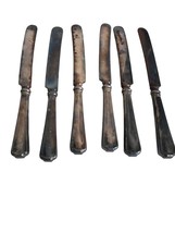 6 c1919 1847 Rogers Bros XS Triple Cromwell Pattern Knives Silver Plate ... - $37.99