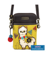 LLAMA CELLPHONE CROSSBODY PURSE MUSTARD CHALA - $736.25 MXN