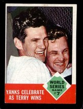 1963 Topps #148 World Series Game 7 Yanks Celebrate Exmt Yankees *NY5470 - $9.80