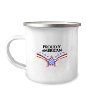 Independence Day Mugs Proudly American Camper-Mug - £14.29 GBP