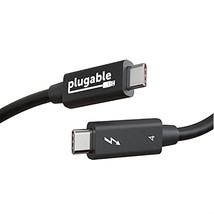 Plugable Technologies TBT4-40G1M PLUGABLE THUNDERBOLT 4 CABLE THUNDERBOL... - £49.86 GBP