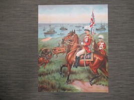 Britains Bulwarks Poster 360 Vintage Solders on Horseback HMS Ships Vtg 16x20 - £15.14 GBP