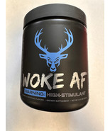 BUCKED UP WOKE AF BLUE RAZ PRE WORKOUT 13.12 OZ 30 SERVINGS 10/2026 - $48.93 CAD