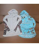 Browning Bimini Bay Lot Of 2 Long-Sleeve Hooded Shirts Womans Sz Medium ... - $23.76