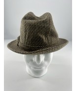 Vintage Fedora Young An Men’s Wool Blend  Hat Medium 7 - 7 1/8 Brown Tan... - $34.71 CAD