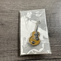 Hard Rock Cafe Houston Elvis Presley Tan Guitar Limited Edition 500 Pin ... - $19.87