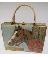 DELILL Cedar Farms Horse Show Handbag Purse Pocketbook Bag Clutch RARE V... - £176.96 GBP