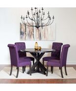 Nylander 5-piece Dining Set, Cross-Buck Dining Table with 4 Stylish Chairs - $1,324.47 CAD