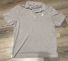 Travis Matthew Grey Short Sleeve Golf Polo Size Large - $17.41